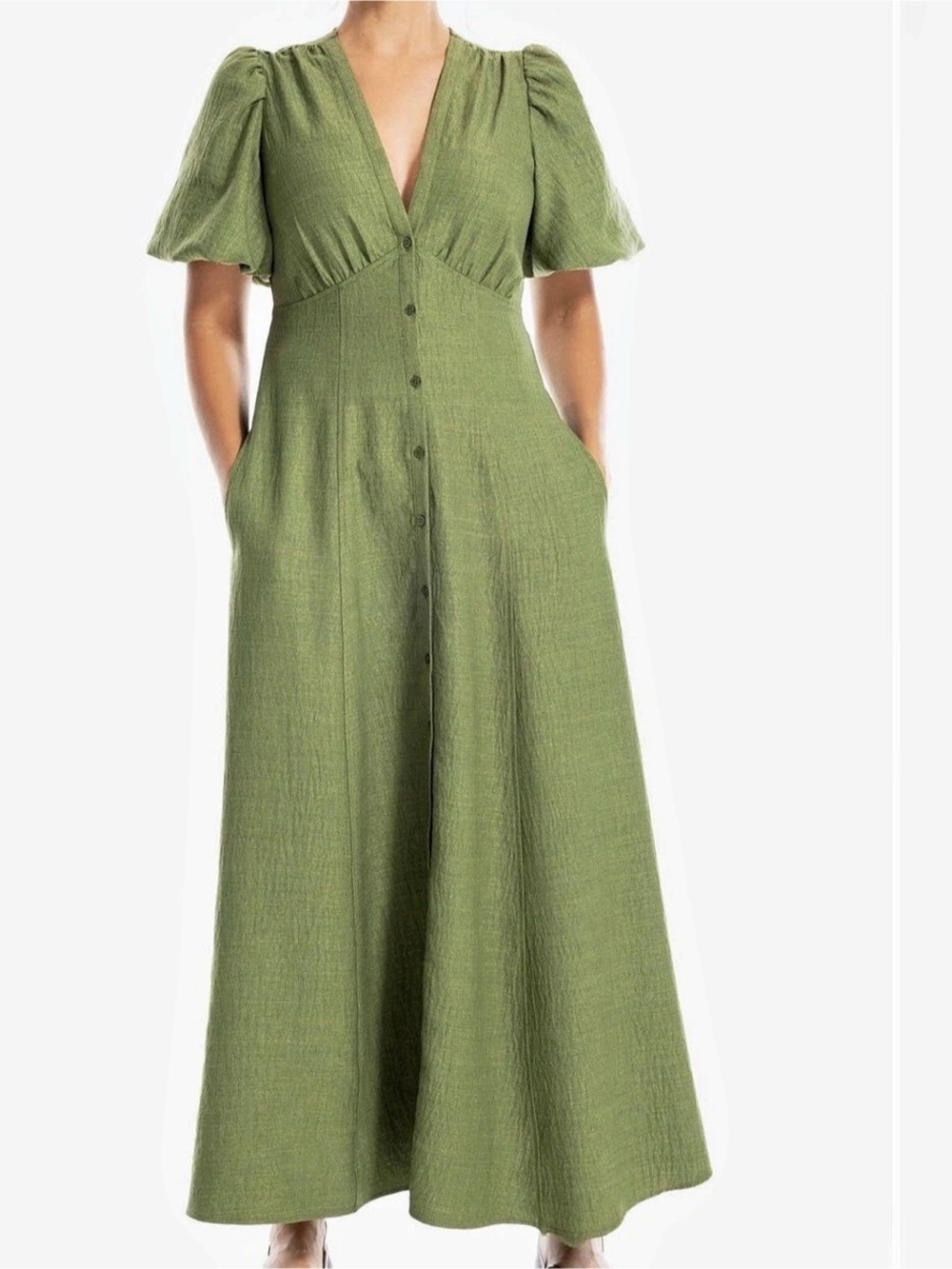 Green Maxi Dress Like New